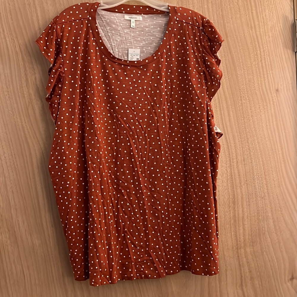 NWT Maurice’s Polka Dot Top